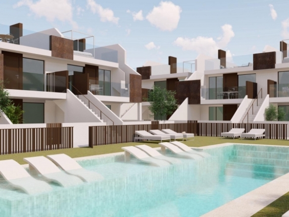 BUNGALOWS DE OBRA NUEVA, 2 DORMITORIOS, PLANTA ALTA, EN PILAR DE LA HORADADA