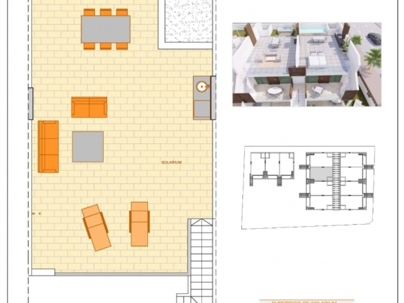 BUNGALOWS DE OBRA NUEVA, 2 DORMITORIOS, PLANTA ALTA, EN PILAR DE LA HORADADA