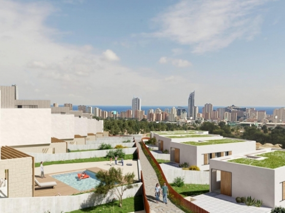 VILLAS CON MÁGNÍFICAS VISTAS SOBRE BENIDORM, EN FINESTRAT