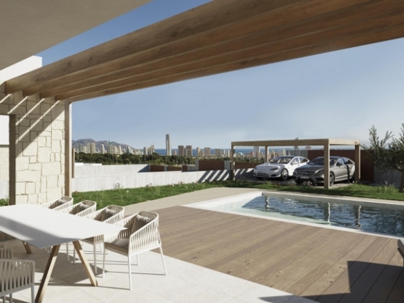 VILLAS CON MÁGNÍFICAS VISTAS SOBRE BENIDORM, EN FINESTRAT