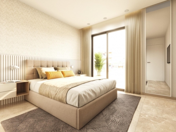 Ático de 2 dormitorios con vistas al mar en un nuevo complejo residencial en Torrevieja.