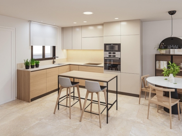 Ático de 2 dormitorios con vistas al mar en un nuevo complejo residencial en Torrevieja.