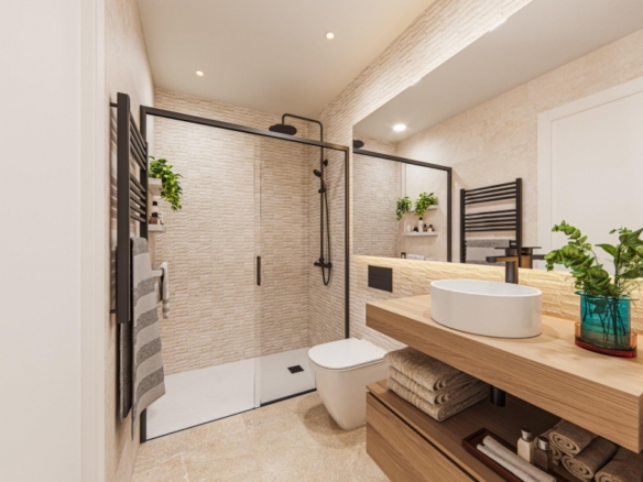 Ático de 2 dormitorios con vistas al mar en un nuevo complejo residencial en Torrevieja.