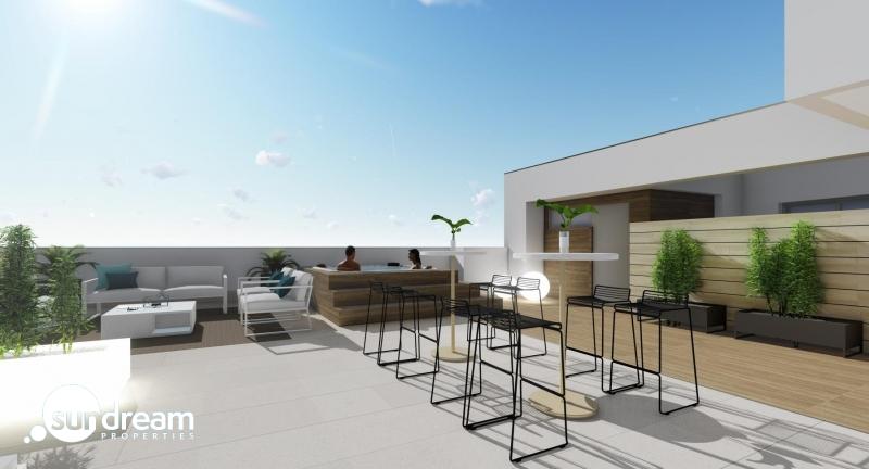ÁTICO DE 2 DORMITORIOS DE NUEVA CONSTRUCCION A SOLO 5 MIN. DE LA PLAYA EN TORREVIEJA