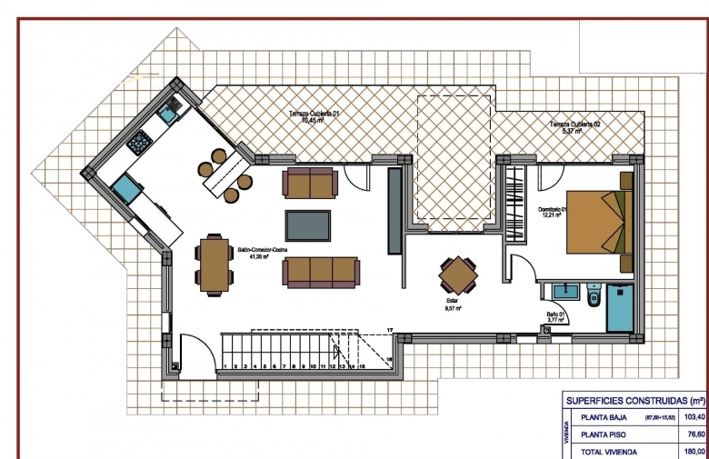 VILLA MODERNA DE 2 PLANTAS DE 4 DORMITORIOS DE NUEVA CONSTRUCCIÓN EN PINOSO