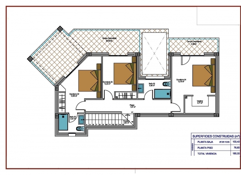 VILLA MODERNA DE 2 PLANTAS DE 4 DORMITORIOS DE NUEVA CONSTRUCCIÓN EN PINOSO