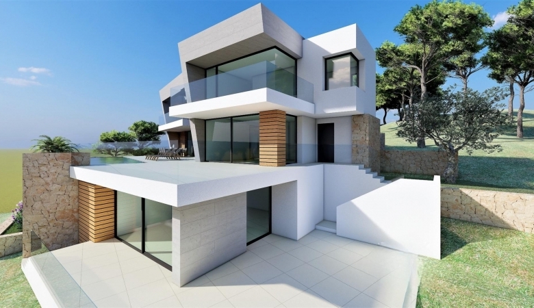 VILLA DE LUJO CON VISTAS AL MAR DE NUEVA CONSTRUCCIÓN EN CUMBRE DEL SOL