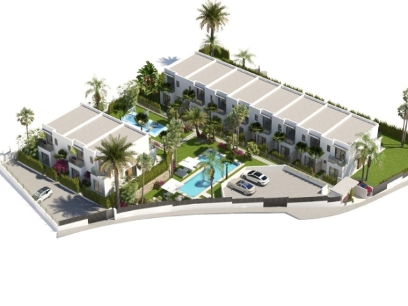 Villa pareada con 3 dormitorios a la venta en Finestrat.