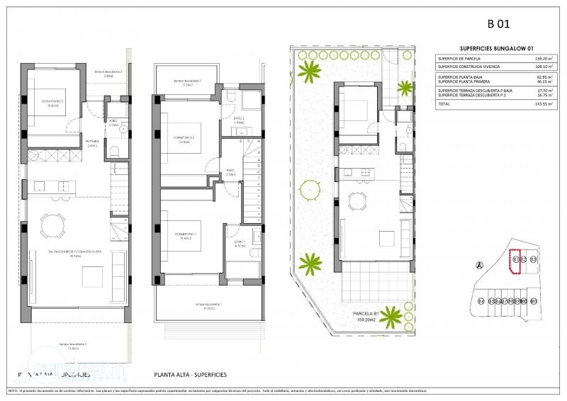 g_39845-6-14 Villa pareada con 3 dormitorios a la venta en Finestrat.