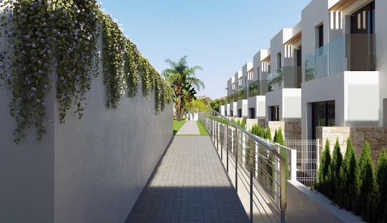 Villa pareada con 3 dormitorios a la venta en Finestrat.