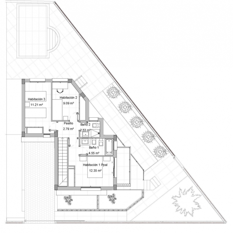 VILLA PAREADA DE NUEVA CONSTRUCCIÓN DE 4 DORMITORIOS  EN LOS ALCAZARES