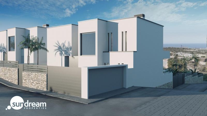 g_39923-4-23 VILLA MODERNA DE NUEVA CONSTRUCCIÓN CON VISTAS AL MAR Y A LA MONTAÑA EN FINESTRAT