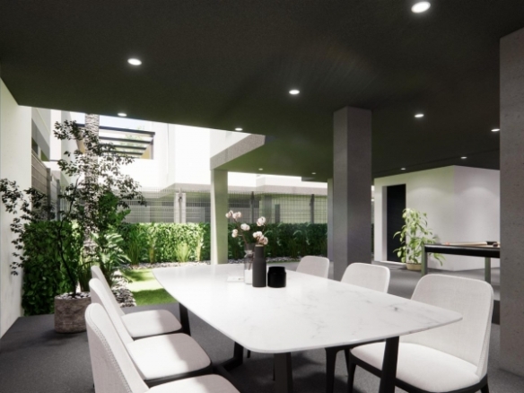 VILLA DE NUEVA CONSTRUCCIÓN CON 3 DORM.EN COMPLEJO PRIVADO EN LA REGIÓN DE MURCIA