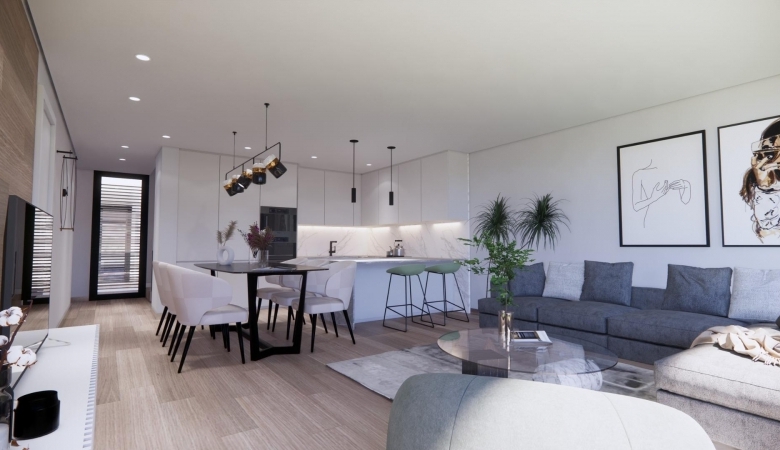 VILLA DE NUEVA CONSTRUCCIÓN CON 3 DORM.EN COMPLEJO PRIVADO EN LA REGIÓN DE MURCIA