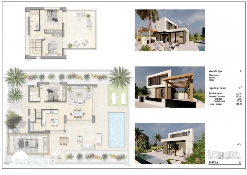 g_39983-10-16 Villa a la venta en campo de golf en Pilar de la Horadada