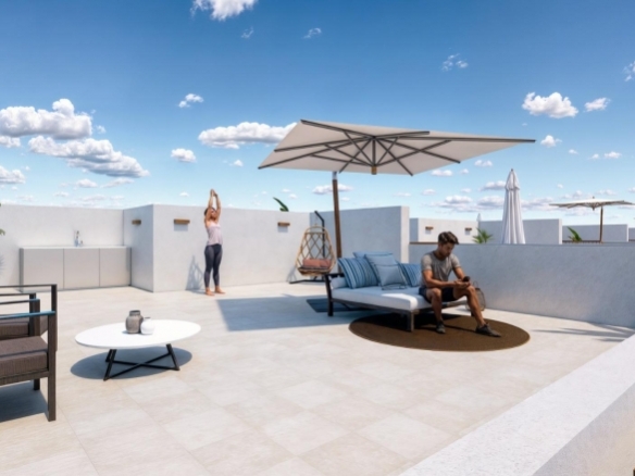 Villa de 2 dormitorios a la venta con piscina privada en Torre-Pacheco, Murcia