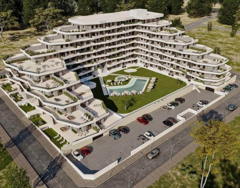 Apartamento de planta baja con 3 dormitorios a la venta en San Miguel de Salinas(Alicante)