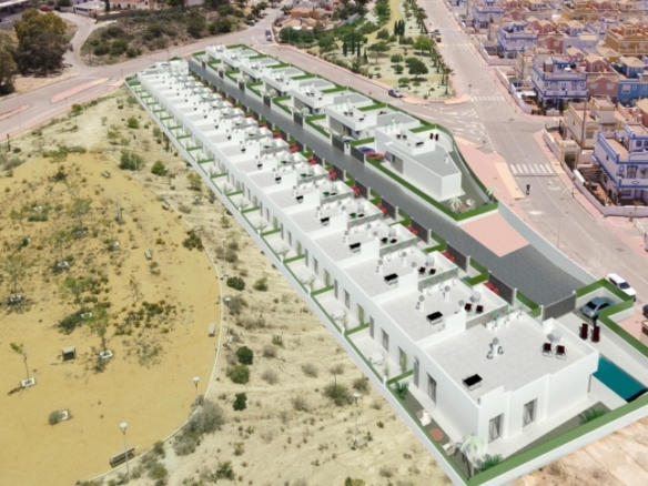 ESTUPENDAS NUEVAS VILLAS DE 3 DORM. DE UNA PLANTA CON SOLARIUM EN SAN JUAN DE LOS TERREROS(ALMERIA)