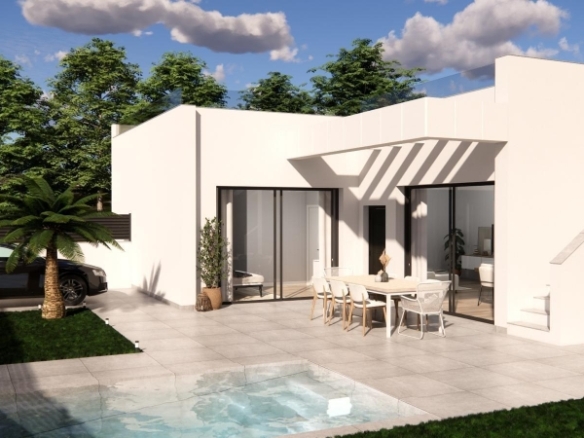 Villa en venta 3 dormitorios y piscina en Ciudad Quesada