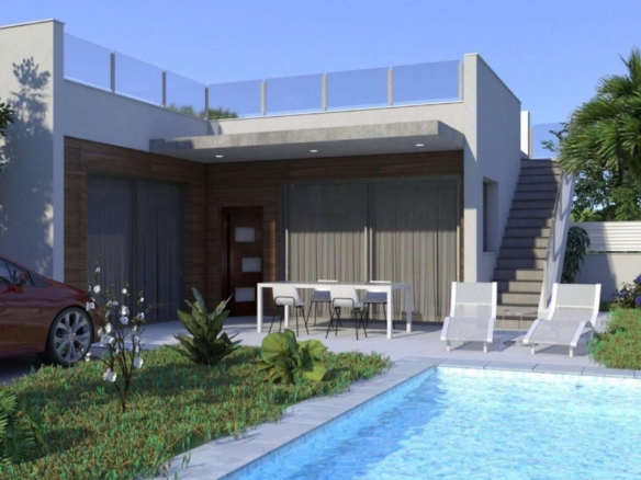 Villa en venta 3 dormitorios y piscina en Ciudad Quesada