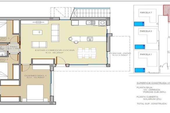 Villa en venta 3 dormitorios y piscina en Ciudad Quesada