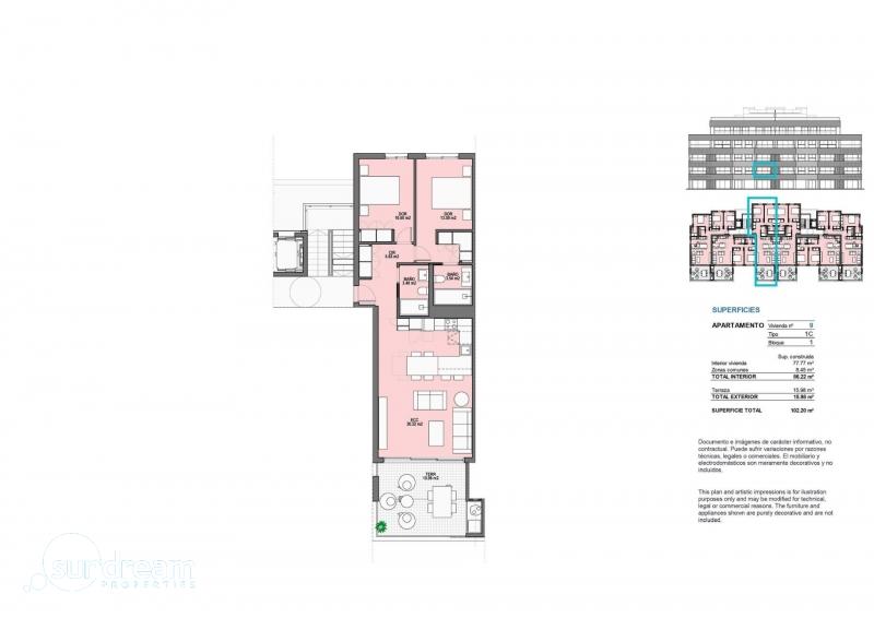 g_40377-23-18 Piso obra nueva en venta con garaje en Torre Pacheco