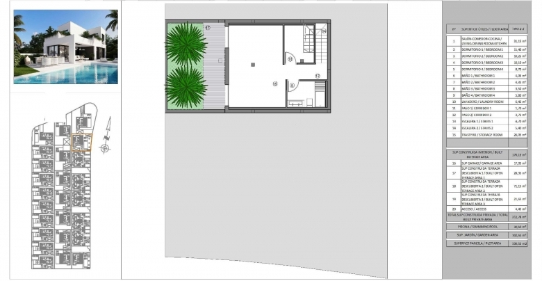 Villa en venta obra nueva con piscina en Finestrat