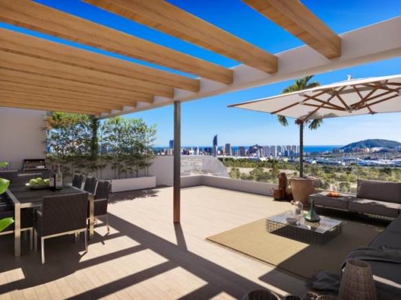Ático en venta obra nueva con garaje en Finestrat