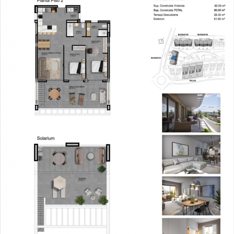 Ático en venta obra nueva con garaje en Finestrat