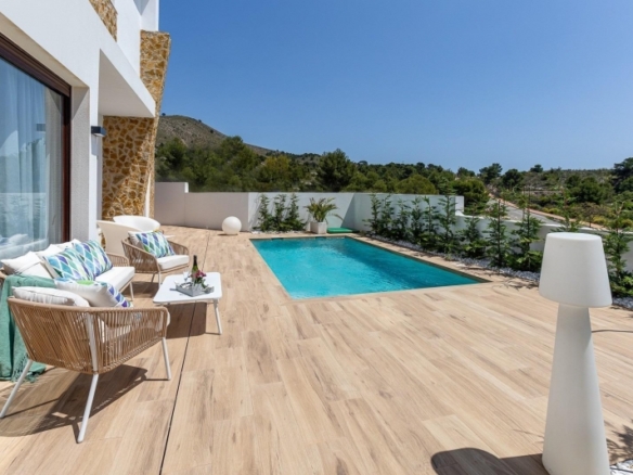 Villa en venta obra nueva en Balcón de Finestrat