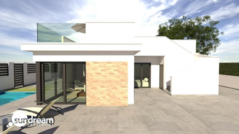 g_40957-19-29 Villa obra nueva en venta con piscina en Los Alcázares