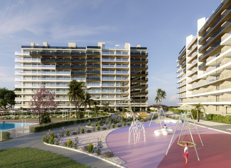 Piso en venta con piscina en Punta Prima Torrevieja