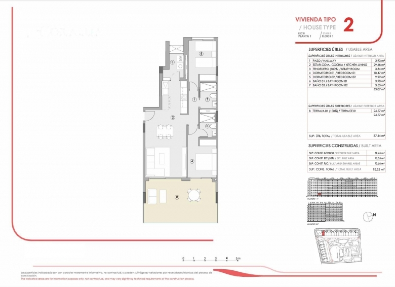 Piso en venta con piscina en Punta Prima Torrevieja
