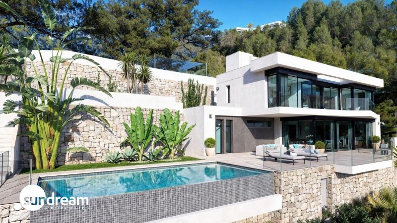 g_41269-7-1 Villa en venta obra nueva con piscina en Benissa