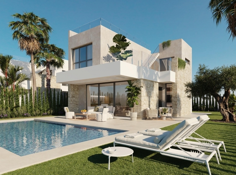 Chalet en venta obra nueva con piscina en Finestrat