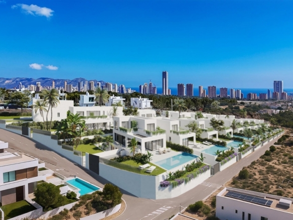Villa en venta obra nueva en Sierra Cortina Finestrat