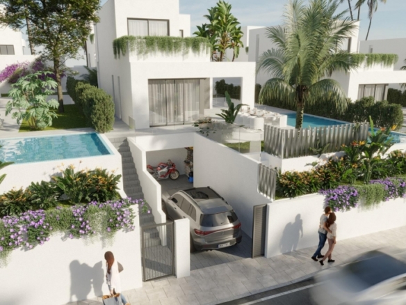 Villa en venta obra nueva en Sierra Cortina Finestrat