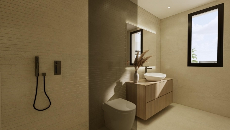 Villa de obra nueva en venta con piscina en Dolores