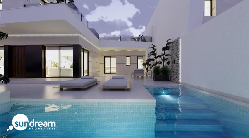 Villa de obra nueva en venta con piscina en Dolores