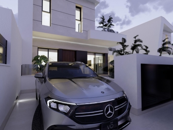 Villa de obra nueva en venta con piscina en Dolores