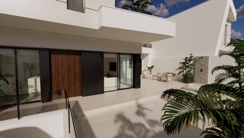 Villa de obra nueva en venta con piscina en Dolores
