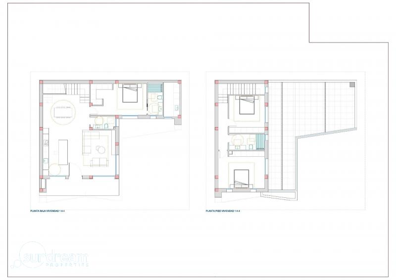Villa de obra nueva en venta con piscina en Dolores