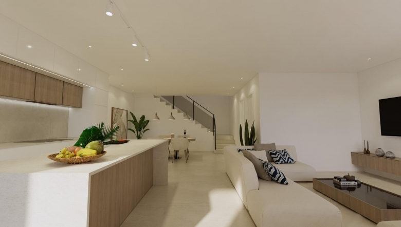 Villa de obra nueva en venta con piscina en Dolores