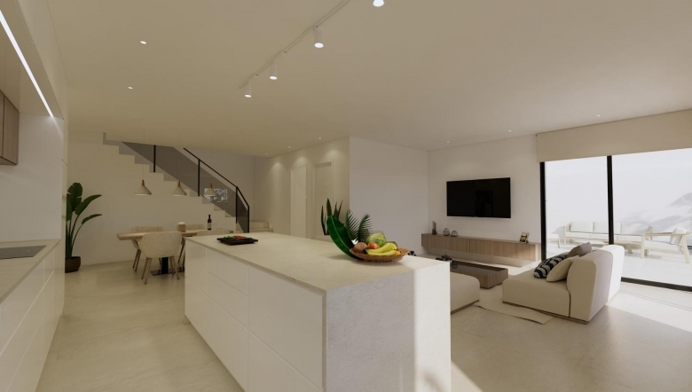 Villa de obra nueva en venta con piscina en Dolores