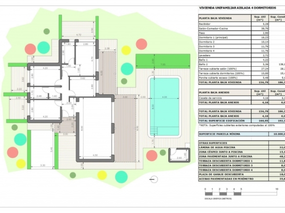 Villa en venta obra nueva con piscina en Pinoso