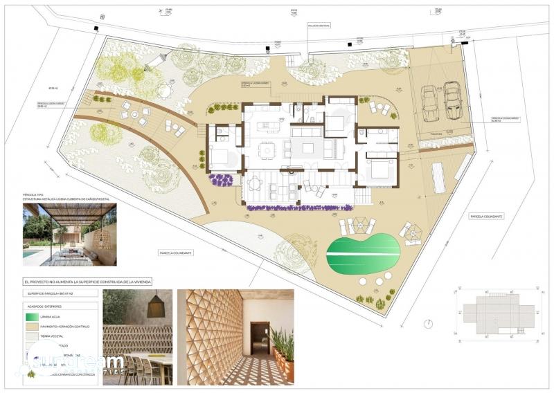 Villa en venta con piscina en La Fustera Benissa