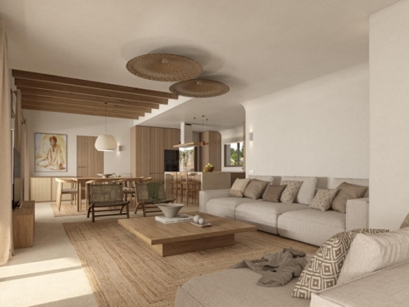 Villa en venta con piscina en La Fustera Benissa