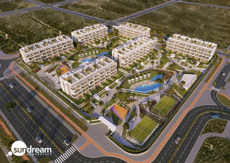 Piso en venta obra nueva con piscina La Hoya Torrevieja