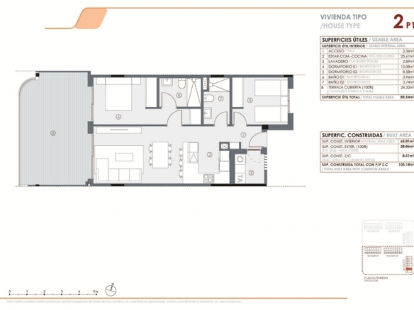 Piso en venta obra nueva con piscina La Hoya Torrevieja