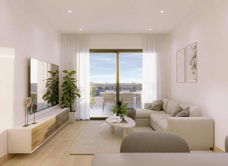 Piso en venta obra nueva con piscina La Hoya Torrevieja